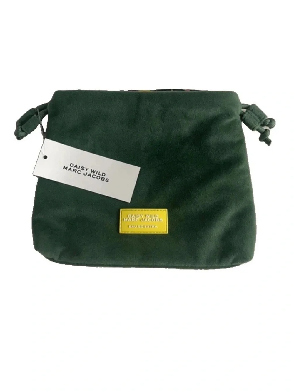 NIB Marc Jacobs Daisy Wild Eau So Extra Limited Edition Green Velvet Pouch